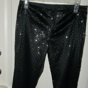 New Black Sparkly Sequin Pants